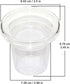 Teabloom Universal Glass Tea Infuser with Dual-Purpose Lid/Coaster – Hygienic, Non-Toxic Glass Filter for Loose Tea Leaves – Lead-Free & Cadmium-F...