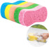 5pcs Car Wash Sponges Multi-Functional Large Cleaning Sponges Kitchen Handy Wash Scrubber Kit...