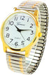 2Tone Large Face Easy to Read Stretch Band Watch...