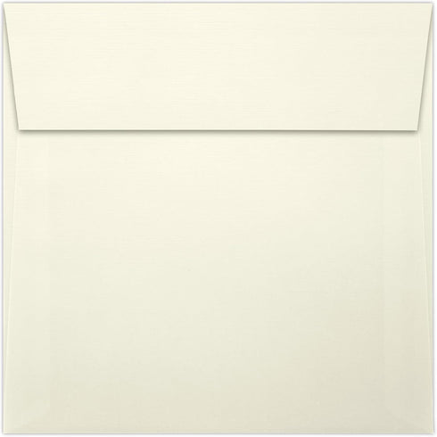 LUXPaper Square Invitation Envelopes | Peel & Press | 6" x 6" | Natural Linen | 80lb. Text | 50 Qty...