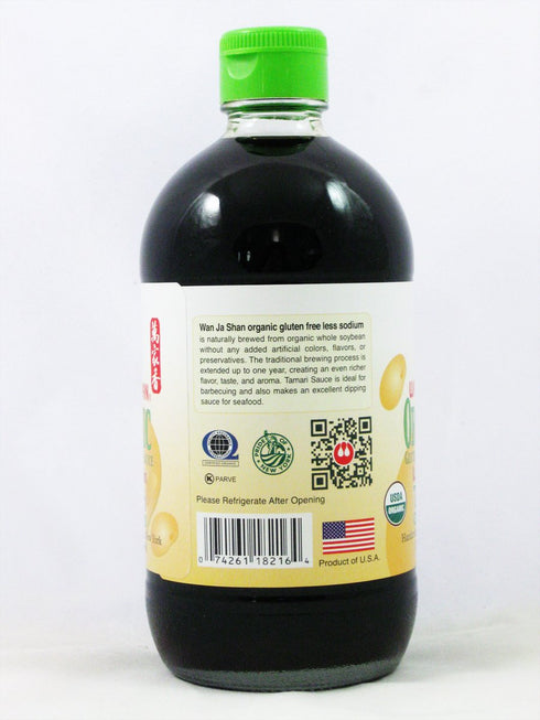 Wan Ja Shan: Organic Gluten Free Less Sodium Tamari (1 X 15 Fl Oz)...