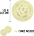 Chew King Glowing Fetch Ball, Dog Ball Toys, Medium 2-Pack Lattice...