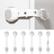 Cabinet Locks Baby Proofing Straps - Child Proof Refrigerator Lock Pack 6 Stove Oven Locks Door Strap for Kids Childproof Safety Cupboard Locks, 3...