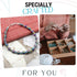 Rainbow Anklet Bracelet Hue Twisted Hematite and Round Artisan Beaded Anklet with Extension Handmade Hypoallergenic Beach Gala Wedding Style Jewel...