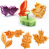 Cake Leaves Baking Pie Crust Cutters Set of 4 Random Color...