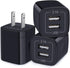 USB Wall Charger, Charger Block, 3 Pack 2.4A Dual Port Charging Block charger Cube Power Adapter CHARGER for iPhone 16 15 14 13 12 11 Pro Max XS X...