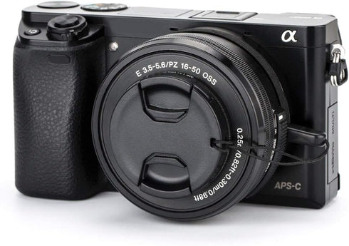 JJC 2-Pack 40.5mm Front Lens Cap Cover with Deluxe Cap Keeper for Sony ZV1F ZV-1F ZV-E10 II ZVE10 A6000 A6100 A6300 A6400 A6500 A6700 A5100 A7C II...