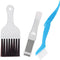 Air Conditioner Condenser Fin Comb Cleaner kit, Air Conditioner Fin Cleaner Brush Kit, Kitchen Small Appliances Coil Whisk Clean Brush Stainless S...