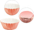 URATOT 100 Pieces Foil Metallic Cupcake Liners Muffin Wrappers Foil Baking Cups Muffin Paper Cases, Rose Gold...