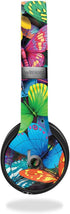 MightySkins Skin Compatible with Beats by Dr. Dre Solo 3 Wireless - Butterfly Party | Protective, Durable, and Unique Vinyl Decal wrap cover | Eas...