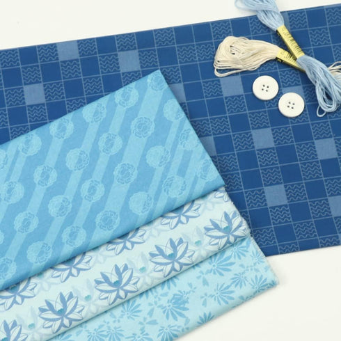 Chuanshui 8 PCS 21.6 x 18.5 inches (55 x 47 CM) 100% Cotton Craft Fabric Bundle for Patchwork 8 Different Pattern Pre-Cut Quilting Fabric Fat Quar...