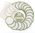20 Pack Reusable Makeup Remover Pads Bamboo Reusable Cotton Rounds Organic Cotton Pads for Face Facial Cleansing Wipes with Washable Laundry Bag (...