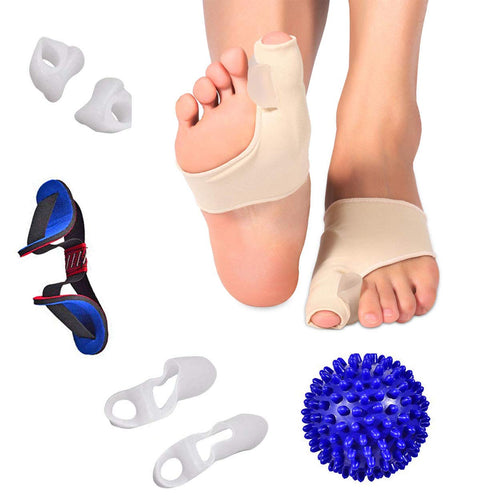 Bunion Corrector Splint Cushions Orthopedic Toe Separator Support Splint Turf Brace Spacer Straightener Protector Socks Relief Pain Treatment Elas...