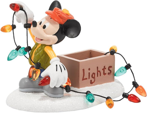 Department 56 Disney Village Mickey Lights Up Christmas Accessory, 2.25 inch...