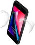 Case + 2 Screen Protector for LG K31 Rebel (5.70"), Ultra-Thin Black Soft Silicone TPU Phone Case Bumper Shock-Absorption Cover with Tempered Glas...