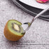 2Pcs Grapefruit Spoon Stainless Steel Fruit Spoon, Stainless Steel Spoon, Serrated Edge Ice Cream Scrape Cut Spoons For Fruit Dessert Cheese Veget...