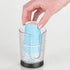 mDesign Plastic/Steel Compact Small Disposable Paper Cup Dispenser Storage Holder for Rinsing Cups on Bathroom Vanity Countertops - Rain Collectio...
