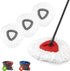 NICEMOVIC 3 Pack Spin Mop Replacement Head, Compatible with O-Ceda Easywring Spin Mop Heads Replacements, Microfiber Mop Refills for Easy Cleaning...
