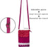 5 Pockets Canvas Crossbody Bag Purse for Women Summer Beach Bag Shoulder Bags Phone Bag Travel Bag Pouch Bags...