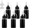 1 Ounce Black Needle Tip Glue Bottle, Tip Applicator Bottle with 2 Funnel, for Glue,Liquid,Oil, DIY Crafts Etc, 6 Pcs....