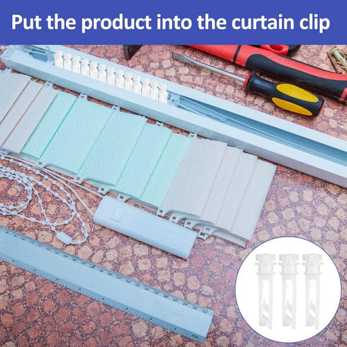 Vertical Blind Replacement Parts Repair Tabs White Stems for Window Carrier Vertical Blinds Curtain Accessories(12 Pieces)...