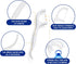 Dental Floss Picks Toothpicks 250pcs with Portable Cases and 100pcs BrushPicks Interdental Toothpicks...