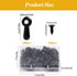 100 Pcs Frame Picture Turn Button Fasteners Set Picture Frame Backing Clips Black Hardware Backing Clips with Screws for Hanging Pictures, Photos...