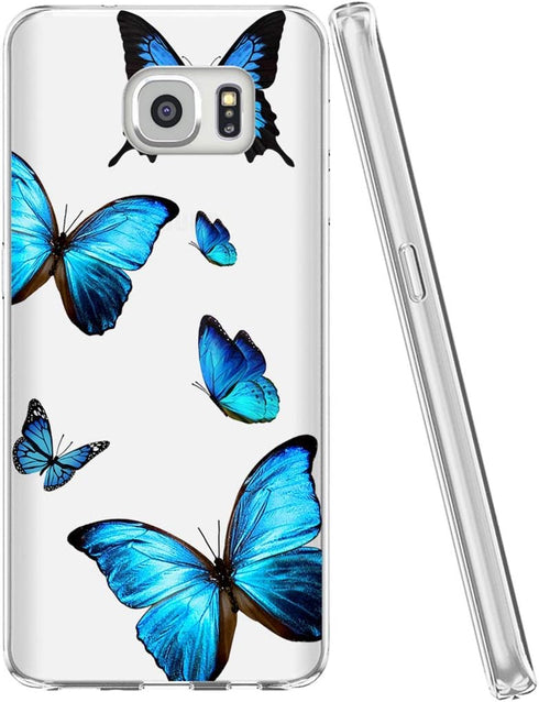 Clear Case Compatible with Galaxy S7, Samsung S7 Case for Girls Women, Cute Soft TPU Shockproof Protective Phone Case Cover for Samsung Galaxy S7 ...