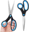 Left Handed Scissors for Adults, 8 Inch Lefty Scissors Bluk for Kids Student, All Purpose Sharp Blades Shears Set of 2 Pack, Great for Craft, Offi...