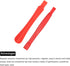 MECCANIXITY 10pcs Plastic Spudger Crowbar Professional Pry Bar Opening Repair Tools for Cellphone Mobile Phone Tablet Laptop PC, Red...