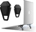 Portable Invisible Laptop Stand, Mini Aluminum Cooling Pad,Computer Keyboard Mount Kickstand,Ergonomic Lightweight Laptop Desk Stand (2pcs(black))...