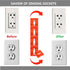 Switch and Receptacle Spacer Outlet Spacers for Electrical Box, 100pcs Electrical Outlet Spacers Shims Socket Electrical Box Extender Outlet Space...