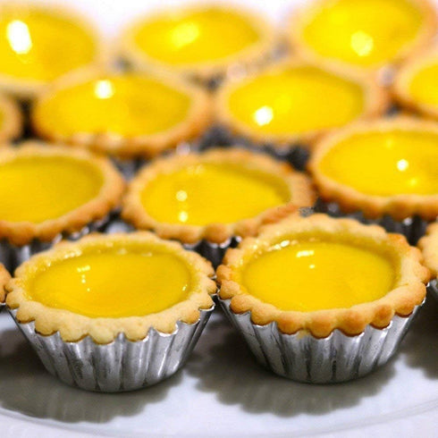NNon-Stick Egg Tart Molds, Carbon Steel Mini Baking Cup, Reusable Baking Tinplate Round Muffin Cups, Cupcake Cake Muffin Mold Tin Pan for Pies, Ch...