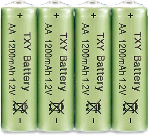AA Rechargeable Batteries 1200mAh Ni-MH Low Self Discharge More Than 500 Rechargeable Times AA Battery (4Pcs/Pack)...