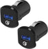 Scosche USBCQC1 18W Qualcomm Quick Charge 3.0 Car Charger Compatible with All Qualcomm 3.0, 2.0, Samsung Adaptive Fast Charge and USB Devices (Pac...