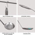 Kitchen Skimmer Slotted Spoon for Cooking, Metal Strainer 304 Stainless Steel Skimmer Spoon with Ergonomic Handle, Heavy Duty Large Scoop Strainer...