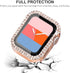 KADES Compatible for Bling Apple Watch Protective Case with Built-in Screen Protector for Apple Watch 40mm iWatch Series SE SE2022 6 5 4 (40mm, Ro...