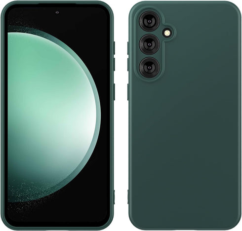 Case for Samsung Galaxy S23 FE (6.4-inch) Thin Phone Case with Camera Protection Soft Interior Slim Flexible TPU Back Cover for Galaxy S23 FE - Gr...