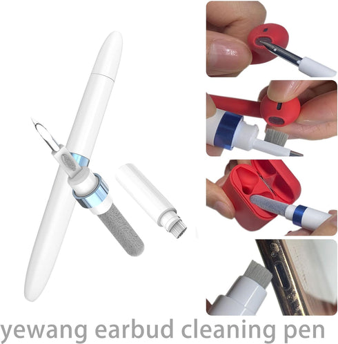 airpod Cleaner kit,Airpods Cleaning Kit 4 in 1 Multi-Function Cleaning Pen Set Tool Soft Brush for Airpods Pro 1 2 Wireless Earphones, Airpods Cle...