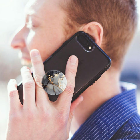 (6 Pack) Collapsible Cell Phone Grip for Smartphones,Expanding Cellphone Holder for Phone - Pink Purple Gray Marble...