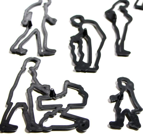 Family Fondant Cutters, Airlxf 11 PCS Wedding Cookie Cutter Set for Anniversary/Bridal/Engagement Cake Decorating Sugarcraft Cutting Tool (Family ...