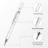 Weewooday 8 Pieces Capacitive Stylus Pens for Touch Screen, Universal Disc Stylus Pens Fine Point Stylus for Most Touch Screen Smart Devices, 4 Co...