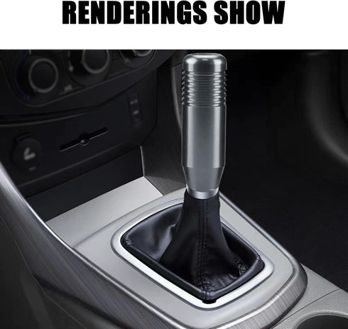 1 PC Manual Gear Stick Shifter Knobs, Car Shift Head Knob with 3 Threaded Adapters, Aluminum Alloy Car Stick Shift Lever Knob, Universal for Most ...