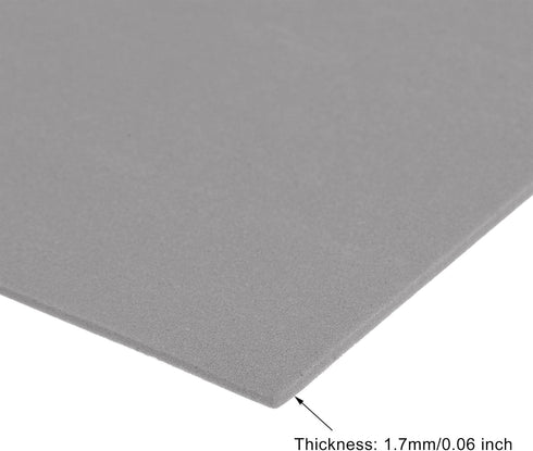 uxcell Dark Grey EVA Foam Sheets 11 x 8 inch 1.7mm Thickness for Crafts DIY Projects, 12 Pcs...