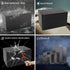 LeMotech Electrical Box ABS Plastic Project Box IP65 Waterproof Junction Box Project Case Universal Enclosure for Electronics Black 6.2X 4.2X 3.4 ...
