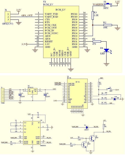 HiLetgo 2pcs HC-06 RS232 4 Pin Wireless Bluetooth Serial RF Transceiver Module Bi-Directional Serial Channel Slave Mode for Arduino......