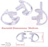 Two Way Radio Earpiece Noise Canceling Transparent Security Headphones Walkie Talkie Earphone with PTT/VOX – Pair...