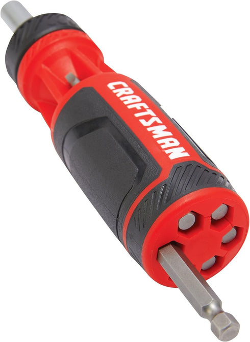 CRAFTSMAN Ratcheting Screwdriver, Push-n-Pick Set, 7 Piece (CMHT68131)...