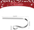 Homgaty Christmas Stocking Holders for Mantle, 6 Pack Stocking Hanger Stocking Hooks Metal Fireplace Hanger for Christmas Party Decoration (Silver...