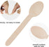 100PCS Disposable Wooden Spoons - 6.3 Inch Compostable Utensils, Biodegradable Bamboo Spoons - Natural Wooden Spoons for Birthday Party, Camping, ...